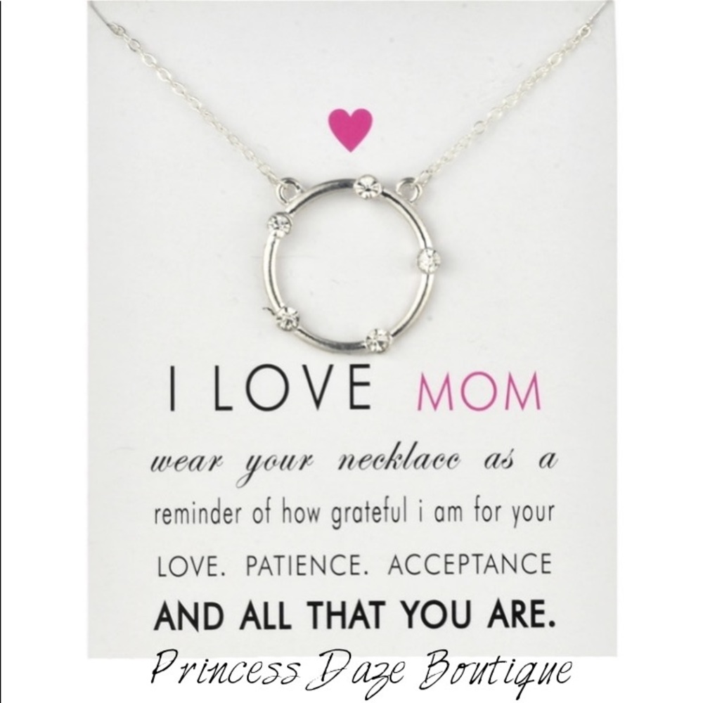 I‎ Love Mom Necklace